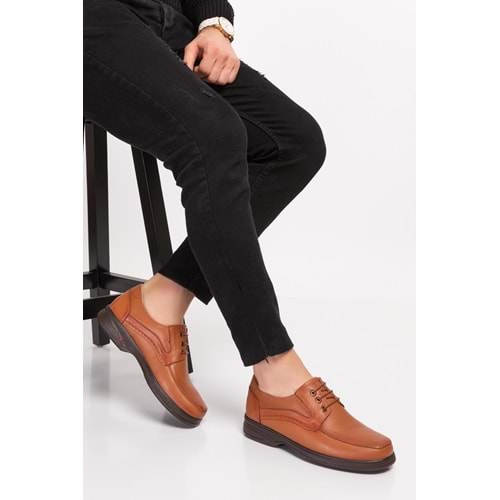 Dia Comfort Ortopedik Manuel Diyabetik Erkek Ayakkabı - Taba - 45