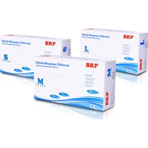 Brp Nitril Mavi Pudrasız Eldiven Large (Y)