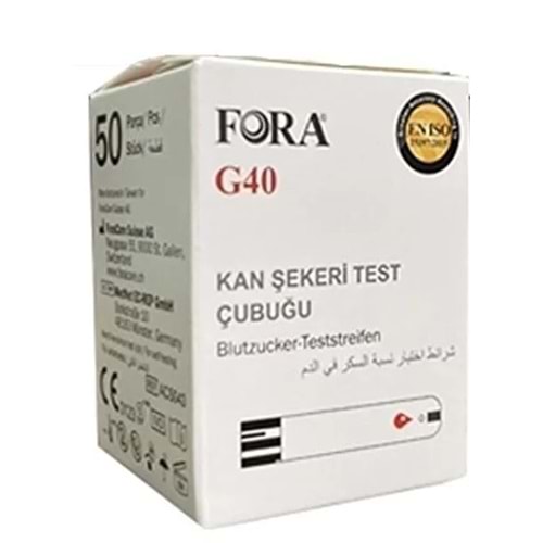 Fora Şeker Ölçüm Stribi G40