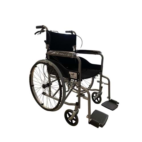 Elegant Manuel Tekerlekli Sandalye Özellikli Gri