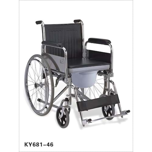 Pulsemed Klozetli Tekerlekli Sandalye KY681-46