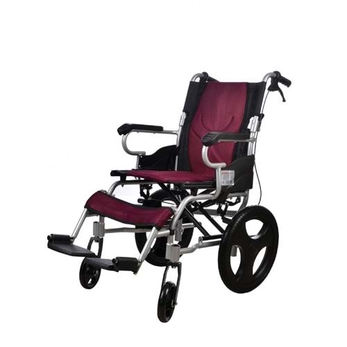 Pulsemed Katlanabilir Sırtlı Alüminyum Tekerlekli Sandalye KY862LABJ-16''-46