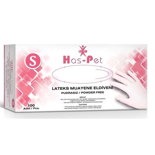 Haspet Pudrasız Muayene Eldiveni Small