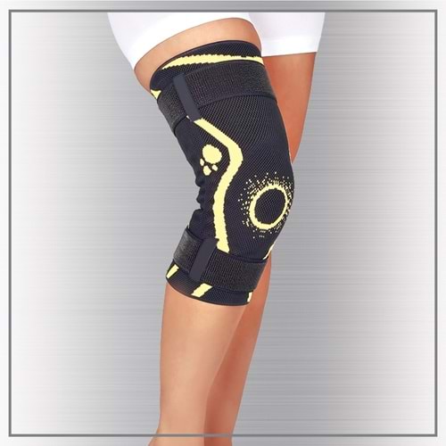 Case Fleksible Ve Patella Destekli Dizlik(Örme) L