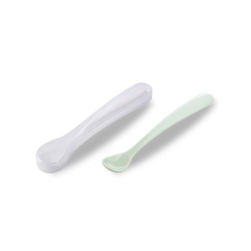 Mamajoo 2xBeslenme Kaşığı Powder Green&Saklama Kutusu