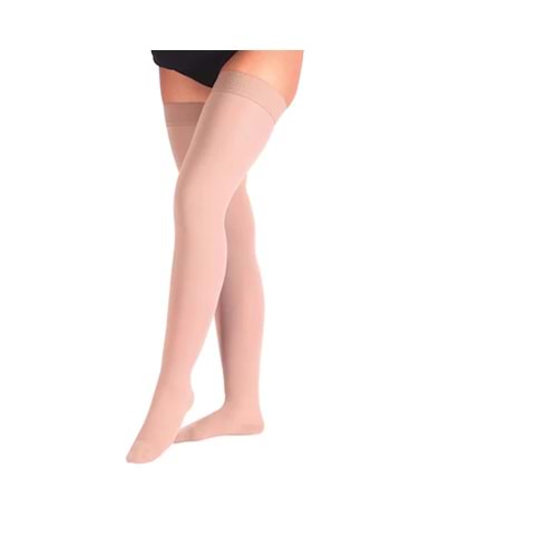 Case Diz Üstü Burnu Kapalı Ccl II Varis Çorabı Silikonlu No:2 Ten