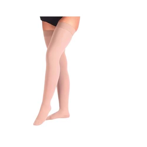 Case Diz Üstü Burnu Kapalı Ccl II Varis Çorabı Silikonlu No:3 Ten