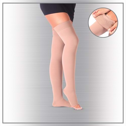 Case Diz Üstü Burnu Açık Ccl I Varis Çorabı Silikonlu 6