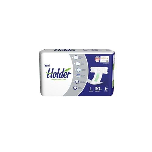 Holder Hasta Bezi Bağlamalı 30 Adet Large