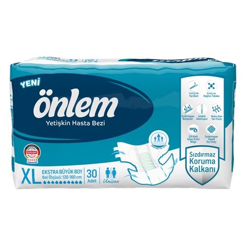 Önlem Hasta Bezi Bağlamalı 30 Adet XL