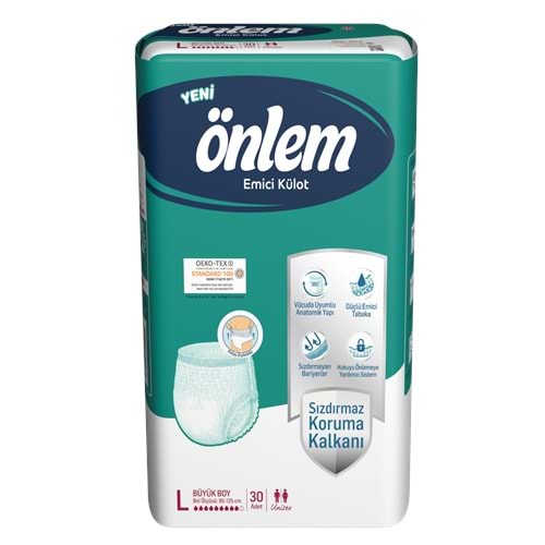 Önlem Hasta Bezi Külot 30 Adet Large