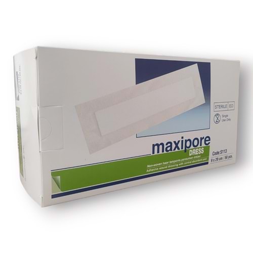 Maxipore Non-woven Yara Örtüsü 9cmX20cm