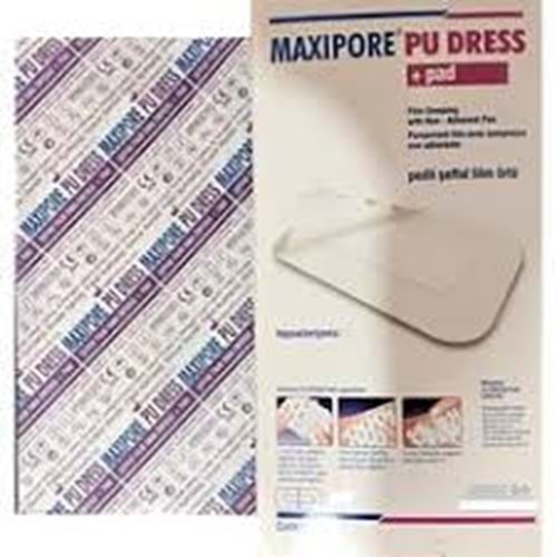 Maxipore Pedli Şeffaf Film Örtü 10X25Cm