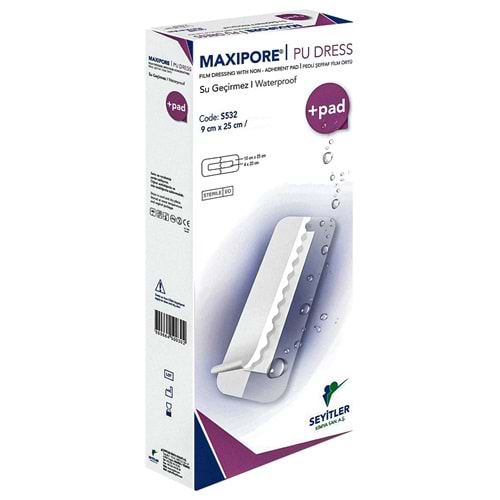 Maxipore Pedli Şeffaf Film Örtü 9X25 Cm