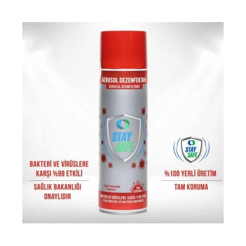 Stay Safe Aerosol Ortam Dezenfektanı 150 Ml