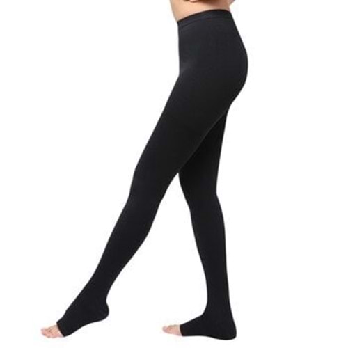 Dukavas Varis Çorabı Külotlu Ccl2 Açık Burun No:5 Siyah