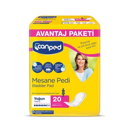 Canped Mesane Pedi Avantaj Paket Yoğun Large 20 Adet
