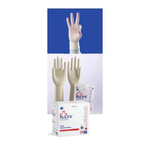 Nulife Steril Eldiven Pudralı No:8,5