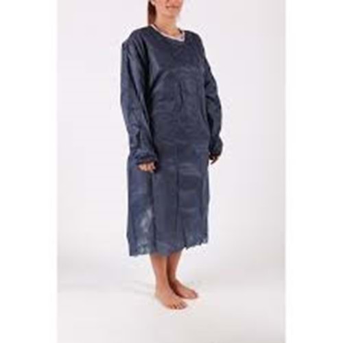 Bayteks Ameliyat Önlüğü Uzun Kollu Tek Kullanımlık Siyah