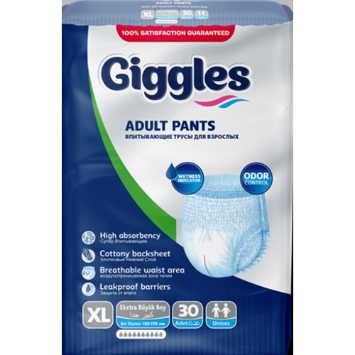 Giggles Hasta Bezi Külot XL 30 Adet