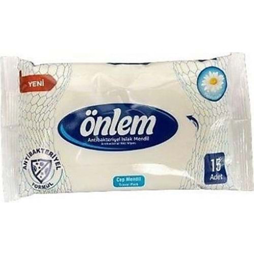 Önlem Antibakteriyel Islak Mendil 15 Adet