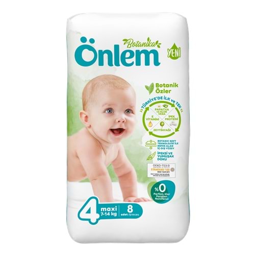 Önlem Çocuk Bezi Bağlamalı No:4 8 Adet