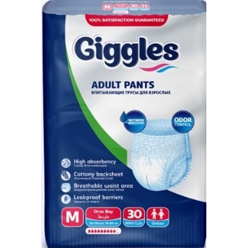 Giggles Hasta Bezi Külot Medium 30 Adet