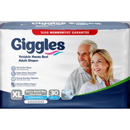 Giggles Hasta Bezi Bağlamalı XLarge 30 Adet