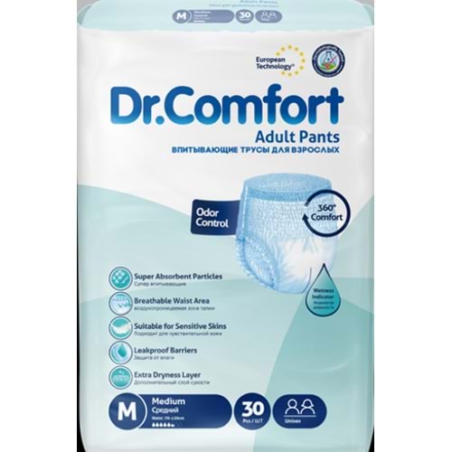 Dr. Comfort Hasta Bezi Külot Medium 30 Adet