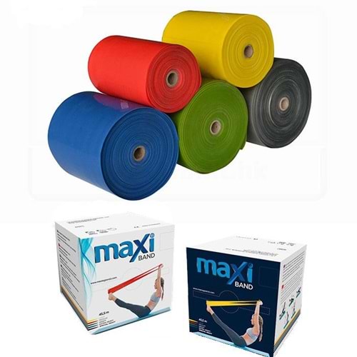 Maxi Egzersiz Bandı 45,5 Metre Siyah