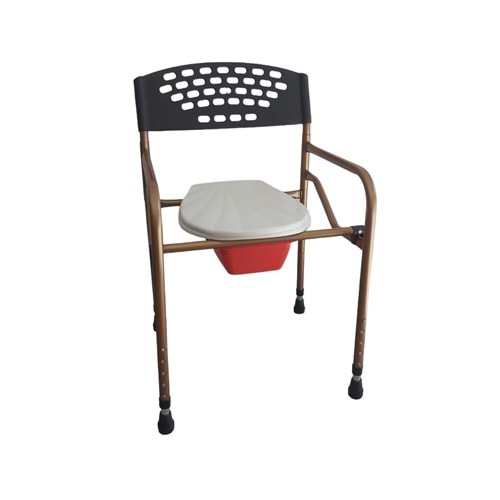 Elegant Plastik Kapaklı Klozet Bronz