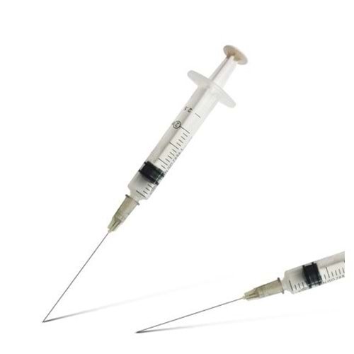 Genject Dental Enjektör 2,5 CC 3P 27Gx50 MM Kilitli Luverlock