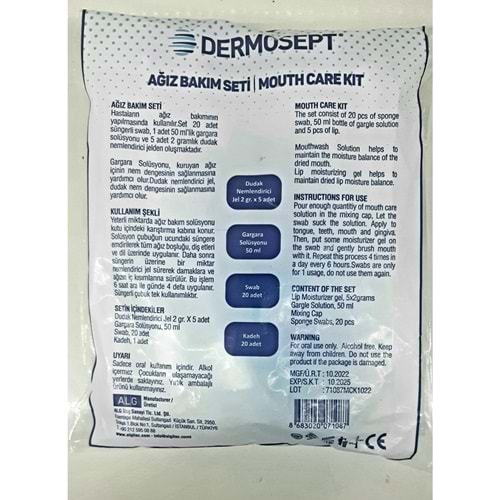 Dermosept Ağız Bakım Seti Poşetli