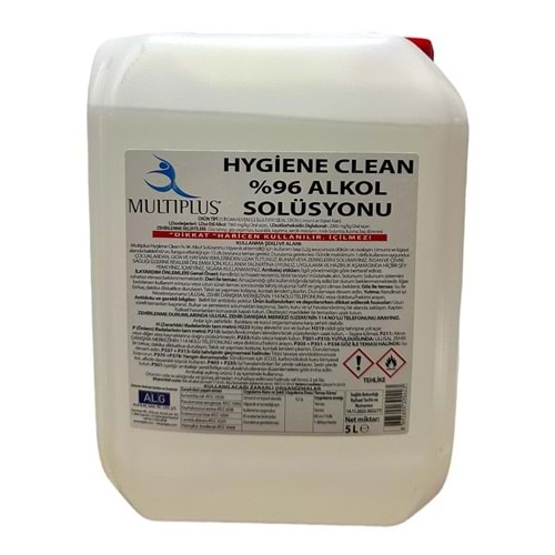 Multiplus Alkol Temizlik Solüsyonu 5 lt(%96)