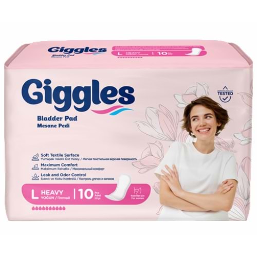 Giggles Mesane Pedi Yoğun Large 10 Adet