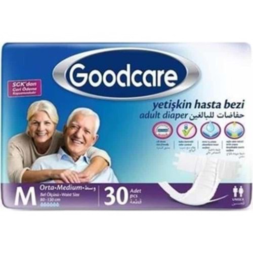 Goodcare Bağlamalı Hasta Bezi 30 Adet Medium