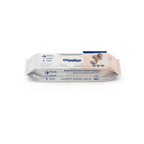 Giggles Bariyer Kremli Vücut Temizleme Havlusu 50 Adet