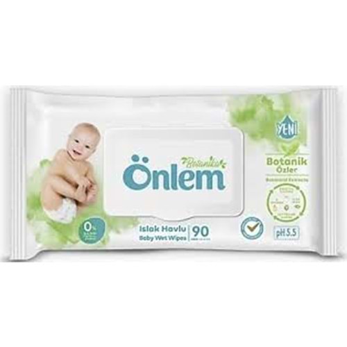 Önlem Islak Bebe Mendili Hassas Bakım 90 Adet
