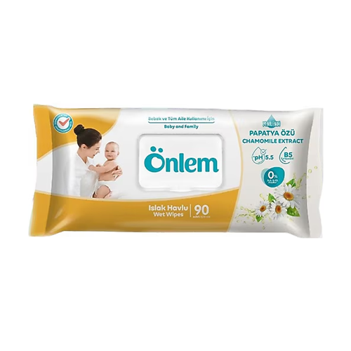 Önlem Islak Havlu Papatyalı 90 Adet