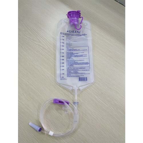Galena Enteral Beslenme Seti Torbası Y Konnektörlü 1200 ml