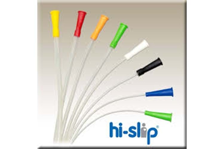 Hi-Slip Hidrofilik İdrar Sondası Tieman 40 Cm 12 Fr (Y)