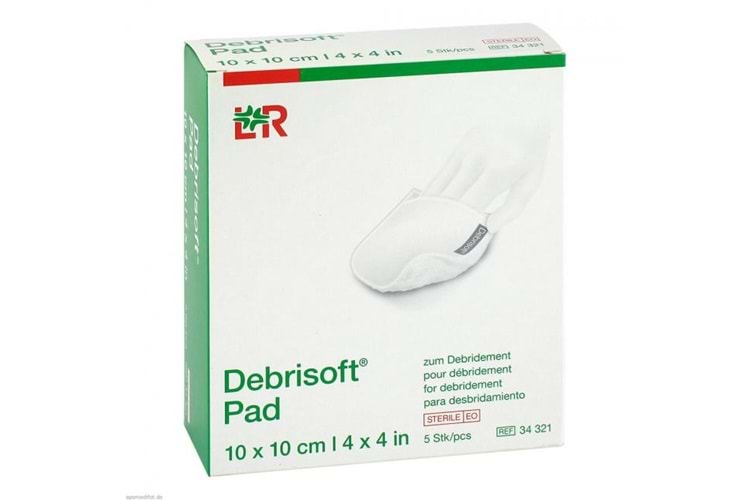 LR Debrisoft Pad Steril Yara Depritman Pedi 10X10Cm