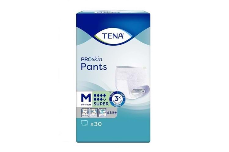 Tena Proskin Pants Super Emici Külot 30 Adet Medium (7 Damla)