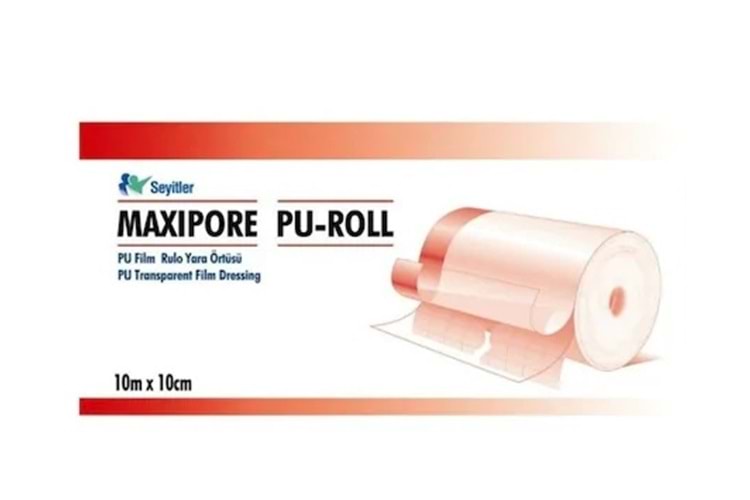 Maxipore Pu Fılm Rulo Yara Örtüsü 10X10 Cm