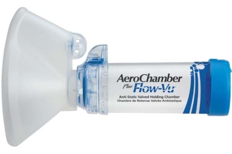 Aero Chamber Plus Flow-Vu Mavi