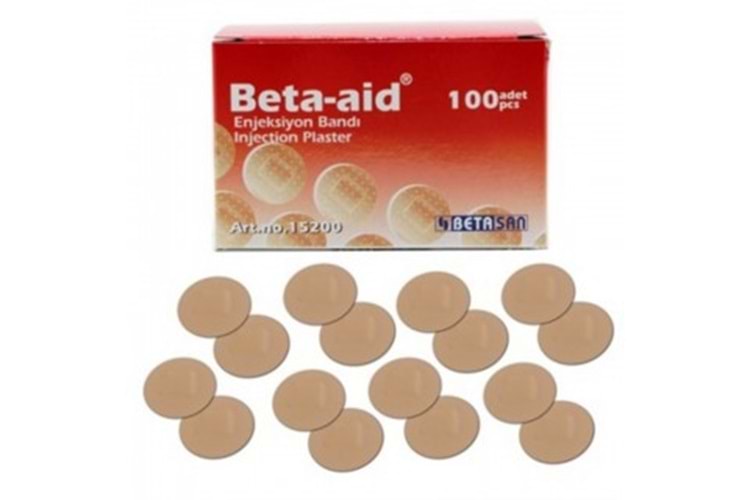 Beta Aid Steril Enjeksiyon Bandı 22 mm 100 Adet