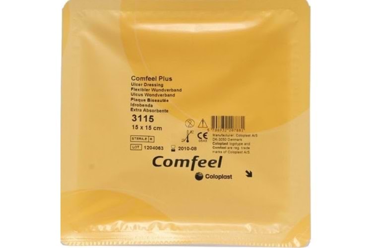 Coloplast Comfeel Plus Hidrokolloid Yara Örtüsü 15Cm X 15 Cm