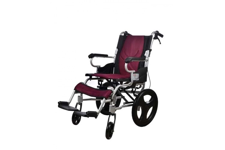 Pulsemed Katlanabilir Sırtlı Alüminyum Tekerlekli Sandalye KY862LABJ-16''-46