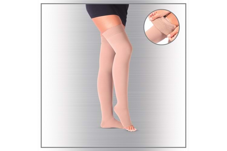 Case Diz Üstü Burnu Açık Ccl I Varis Çorabı Silikonlu 4