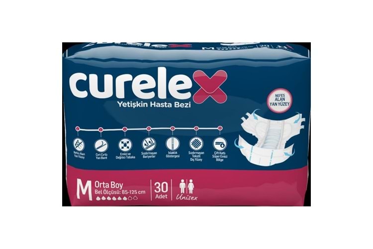 Curelex Bağlamalı 30 Adet Medium